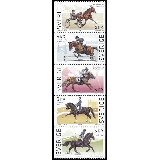 Suecia Sweden 2818/22 2011 Deportes ecuestres MNH Suecia Sweden 2818/22 2011 Deportes ecuestres MNH