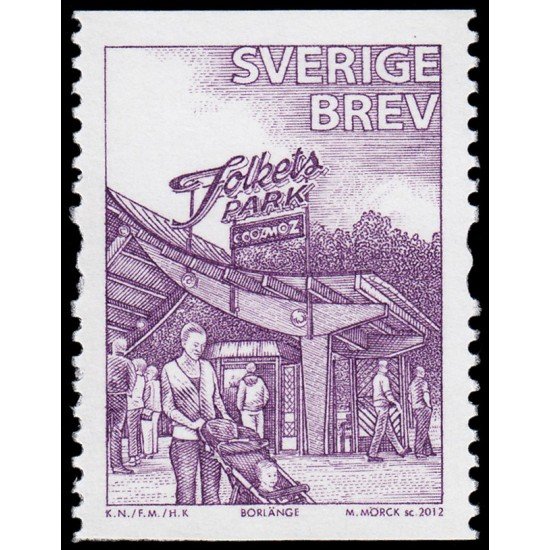 Suecia Sweden 2841 2012 Parc Folkets MNH Suecia Sweden 2841 2012 Parc Folkets MNH