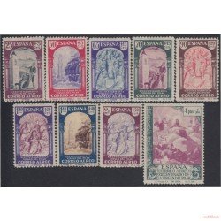 España Spain 904/12 1940 Virgen Pilar Zaragoza serie corta MH España Spain 904/12 1940 Virgen Pilar Zaragoza serie corta MH