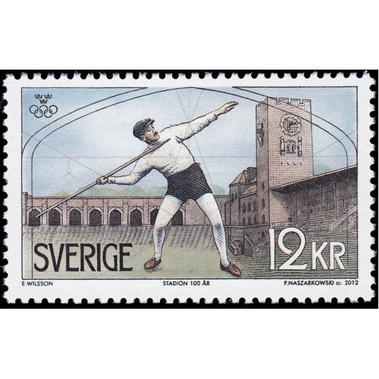 Suecia Sweden 2865 2012 Centenario del estadio olímpico Stockholm MNH Suecia Sweden 2865 2012 Centenario del estadio olímpico Stockholm MNH