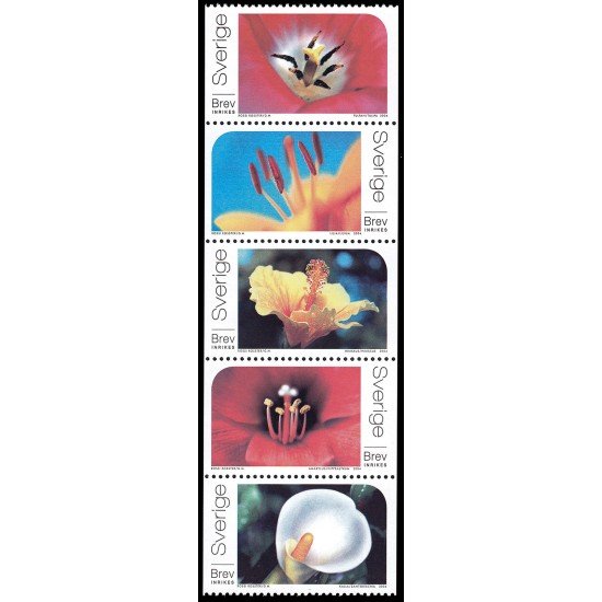 Suecia Sweden 2366/70 2004 Un perfume de amor Corazones de flores MNH Suecia Sweden 2366/70 2004 Un perfume de amor Corazones de flores MNH