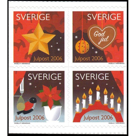 Suecia Sweden 2543/46 2006 Navidad Autoadhesivos Suecia Sweden 2543/46 2006 Navidad Autoadhesivos