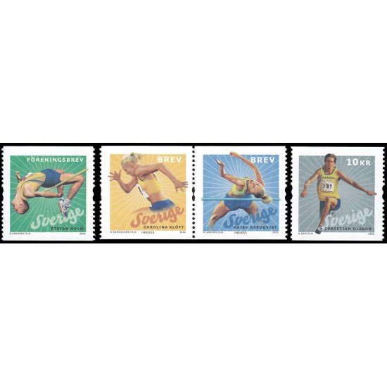 Suecia Sweden 2517/20 2006 Deportes Atletas suecos MNH Suecia Sweden 2517/20 2006 Deportes Atletas suecos MNH