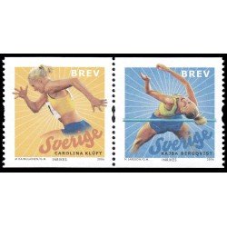 Suecia Sweden 2518/19 2006 Deportes Atletas suecos MNH Suecia Sweden 2518/19 2006 Deportes Atletas suecos MNH