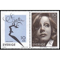 Suecia Sweden 2475/76 2005 Personalidades Centenario del nacimiento de la actriz Greta Garbo MNH Suecia Sweden 2475/76 2005 Personalidades Centenario del nacimiento de la actriz Greta Garbo MNH