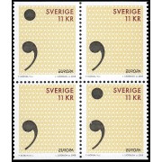 Suecia Sweden 2619/20 2008 Escribiendo una carta MNH