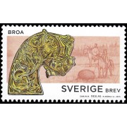 Suecia Sweden 3017 2015 Arqueología, la época de los vikingos, adorno MNH