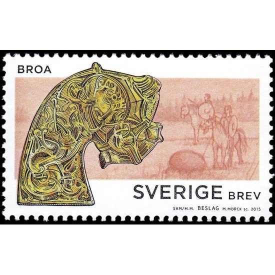 Suecia Sweden 3017 2015 Arqueología, la época de los vikingos, adorno MNH Suecia Sweden 3017 2015 Arqueología, la época de los vikingos, adorno MNH