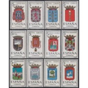 España Spain 1481/92 1963 Escudos de las capitales de provincias españolas MNH