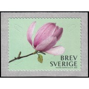 Suecia Sweden 3033A 2015 Flora Flores Magnolias Autoadhesivo