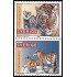 Suecia Sweden 2017/18 1998 Tigrres de Jan Lindblad fotográfo de la vida salvaje MNH