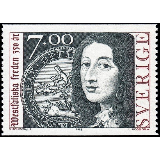 Suecia Sweden 2031 1998 350 aniv. del Tratado de Westfalia MNH Suecia Sweden 2031 1998 350 aniv. del Tratado de Westfalia MNH