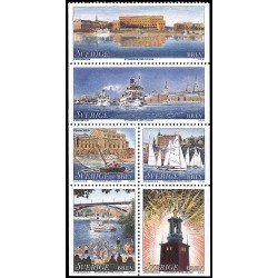 Suecia Sweden 2032/37 1998 Estocolmo ciudad bajo el agua MNH Suecia Sweden 2032/37 1998 Estocolmo ciudad bajo el agua MNH