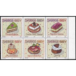 Suecia Sweden 2046/51 1998 Pasteles MNH