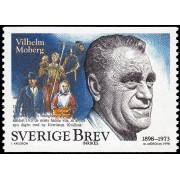 Suecia Sweden 2052 1998 centenario del nacimiento del escritor Vilhelm Moberg MNH