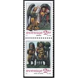Suecia Sweden 1839/40 1994 Navidad Retablo de la Edad Media MNH Suecia Sweden 1839/40 1994 Navidad Retablo de la Edad Media MNH