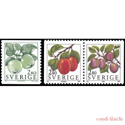 Suecia Sweden 1790/92 1994 Frutas MNH