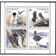Suecia Sweden 1829/32 1994 Protección de pájaros MNH