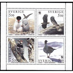 Suecia Sweden 1829/32 1994 Protección de pájaros MNH Suecia Sweden 1829/32 1994 Protección de pájaros MNH
