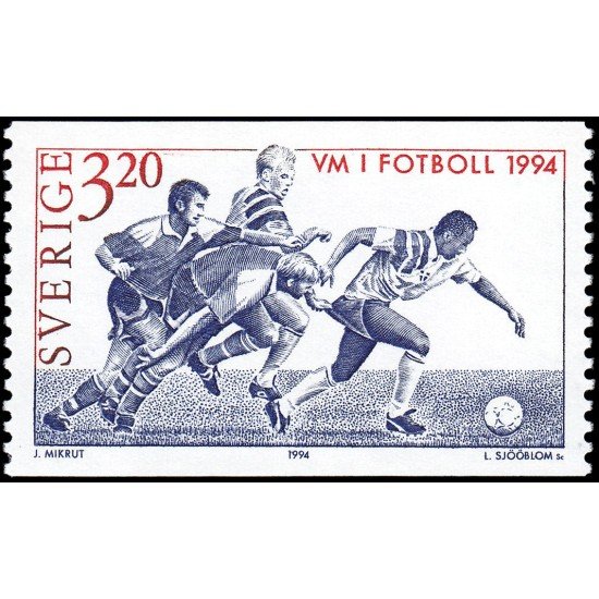 Suecia Sweden 1805 1994 Copa del mundo de fúlbol en E.E.U.U. MNH Suecia Sweden 1805 1994 Copa del mundo de fúlbol en E.E.U.U. MNH