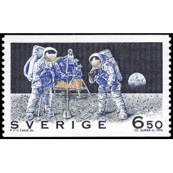 Suecia Sweden 1806 1994 25 aniv. del primer hombre en la luna MNH Suecia Sweden 1806 1994 25 aniv. del primer hombre en la luna MNH