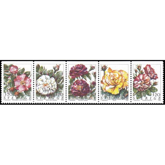Suecia Sweden 1807/11 1994 Flores Rosas MNH Suecia Sweden 1807/11 1994 Flores Rosas MNH