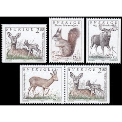 Suecia Sweden 1686/86A 1992 Fauna Animales salvajes de Suecia MNH Suecia Sweden 1686/86A 1992 Fauna Animales salvajes de Suecia MNH
