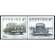Suecia Sweden 1728/29 1992 Automóviles suecos MNH