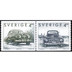 Suecia Sweden 1728/29 1992 Automóviles suecos MNH Suecia Sweden 1728/29 1992 Automóviles suecos MNH