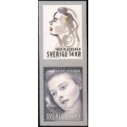 Suecia Sweden 3040/41 2015 Personalidades Centenario del nacimiento de la actriz sueca Ingrid Bergman Autoadhesivos