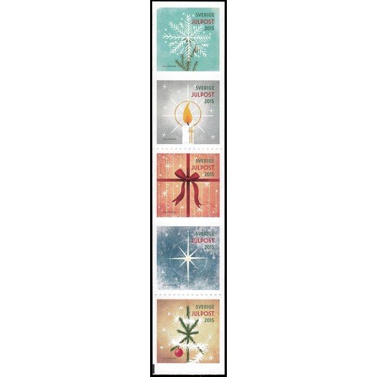 Suecia Sweden 3059/63 2015 Navidad Las estrellas Autoadhesivos Suecia Sweden 3059/63 2015 Navidad Las estrellas Autoadhesivos