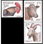 Suecia Sweden 1841/43 1995 Fauna Animales de cría MNH