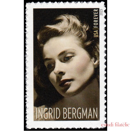 Estados Unidos USA 4831 2015 Leyendas de Hollywood Ingrid Bergman MNH