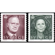Suecia Sweden 1847/48 1995 Rey Carlos Gustavo XVI y Reina Silvia MNH