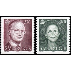 Suecia Sweden 1847/48 1995 Rey Carlos Gustavo XVI y Reina Silvia MNH Suecia Sweden 1847/48 1995 Rey Carlos Gustavo XVI y Reina Silvia MNH