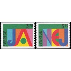 Suecia Sweden 1849/50 1995 Referéndum para la adhesión al Consejo de Europa MNH Suecia Sweden 1849/50 1995 Referéndum para la adhesión al Consejo de Europa MNH