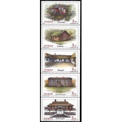 Suecia Sweden 1857/61 1995 Casa regionales suecas MNH Suecia Sweden 1857/61 1995 Casa regionales suecas MNH