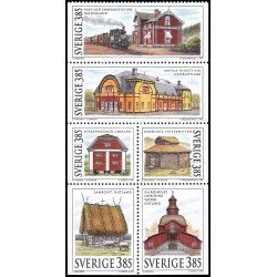 Suecia Sweden 1919/24 1996 Casas suecas Edificios públicos MNH Suecia Sweden 1919/24 1996 Casas suecas Edificios públicos MNH