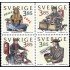 Suecia Sweden 1946/49 1996 Día del sello Jóvenes de 4 décadas MNH