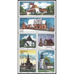 Suecia Sweden 1958/63 1997 Casas suecas Iglesias MNH Suecia Sweden 1958/63 1997 Casas suecas Iglesias MNH