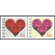Suecia Sweden 1964/65 1997 San Valentín MNH