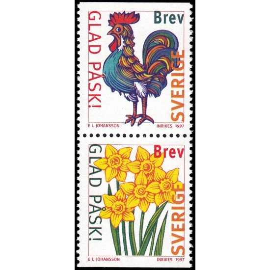 Suecia Sweden 1974/75 1997 Felices Pascuas MNH Suecia Sweden 1974/75 1997 Felices Pascuas MNH