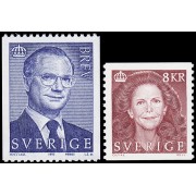 Suecia Sweden 1976/77 1997 Rey Carlos Gustavo XVI y Reina Silvia MNH