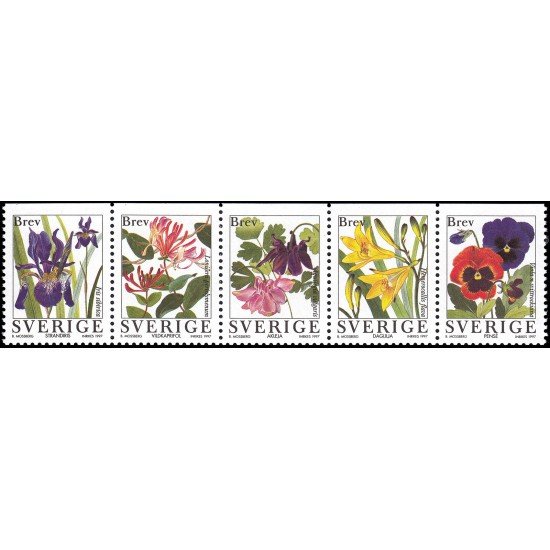 Suecia Sweden 1978/82 1997 Flores de jardín MNH Suecia Sweden 1978/82 1997 Flores de jardín MNH