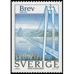Suecia Sweden 1998 1997 Inauguración del puente Hoga Kusten MNH Suecia Sweden 1998 1997 Inauguración del puente Hoga Kusten MNH