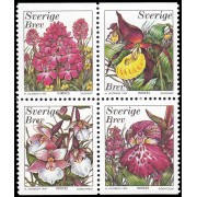 Suecia Sweden 2096/99 1999 Flora Orquideas MNH