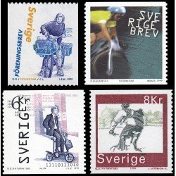 Suecia Sweden 2100/03 1999 Bicicletas MNH