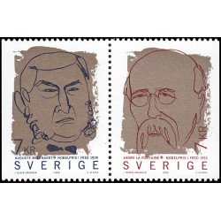 Suecia Sweden 2123/24 1999 Premios Nobel Emisión conjunta con Bélgica MNH