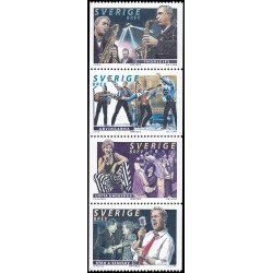 Suecia Sweden 2125/28 1999 Grupos de música de baile MNH