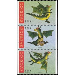 Suecia Sweden 2136/38 2000 Año lunar chino del dragón MNH